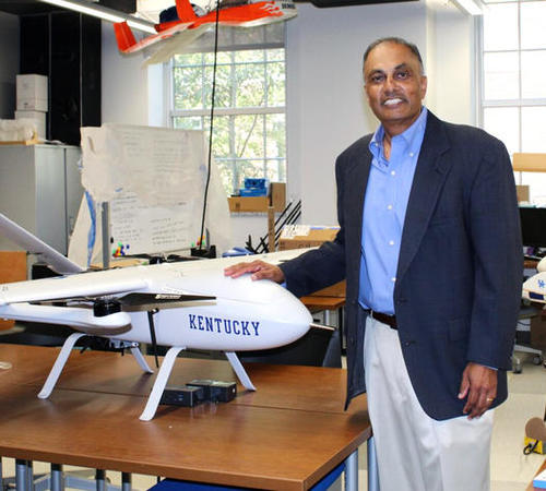 After receiving his bachelor's degree from UK 40 in 1983, Sujit Sinha returned more than 40 years later to become the first to earn a Ph.D. in Aerospace Engineering. 