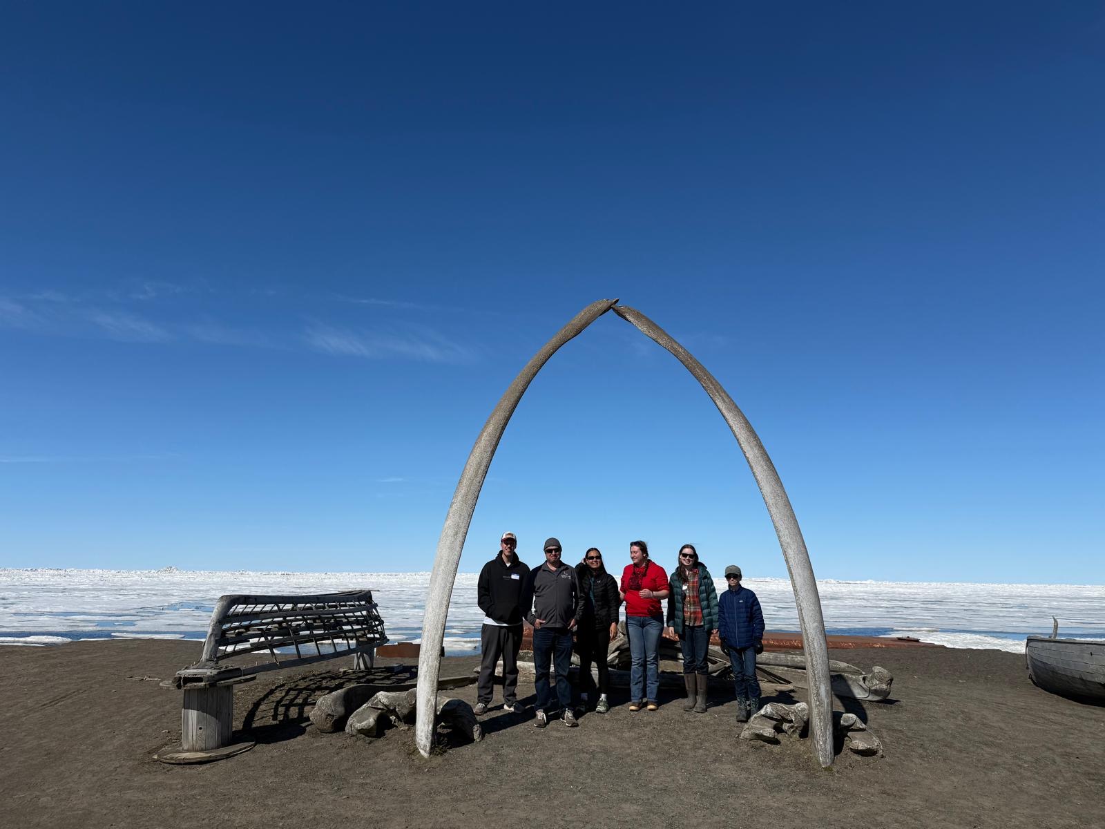 Group photo in Alaska