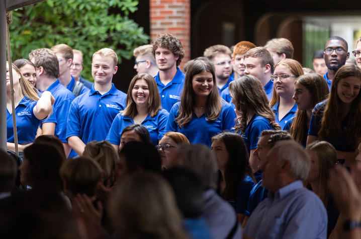 On Sept. 8, a dedication ceremony was held to celebrate the renaming of the College of Engineering in honor of Stanley and Karen Pigman. Arden Barnes | UK Photo.