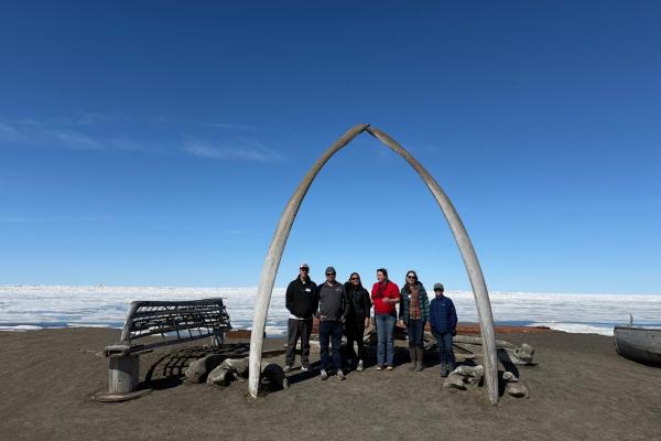 Group photo in Alaska
