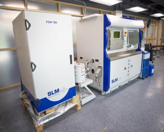 Powder Bed Fusion SLM Machine.