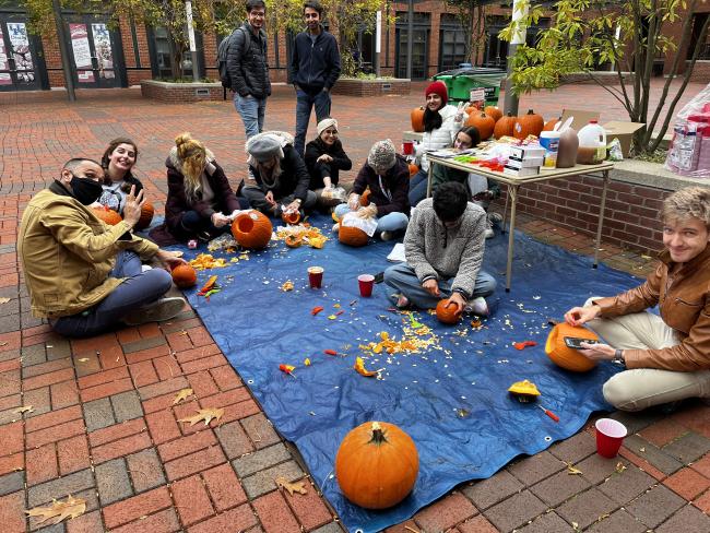 BMES hosted a pumpkin carving night for all BMES members. We provided everyone with 1-2 pumpkins, as well as the tools to carve. Snacks and apple cider were also provided. It was a fun way to be social and show off carving skills. We plan to make this a yearly tradition!