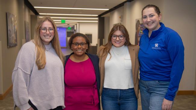 L to R: Hope Saindon, Brittany Givens, Ashbey Manning and Claire Rowlands