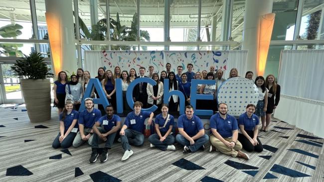 Members of the UK AIChE student chapter in Orlando