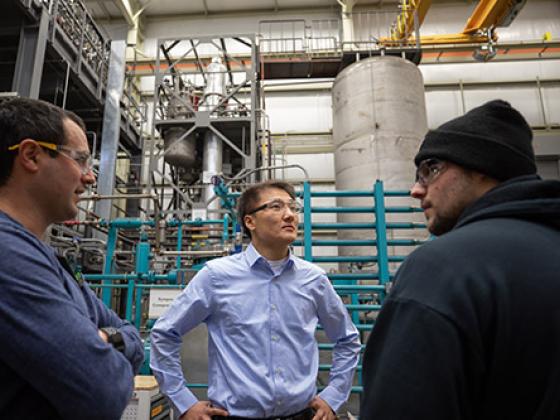 3 faculty/staff members in a CAER research center.