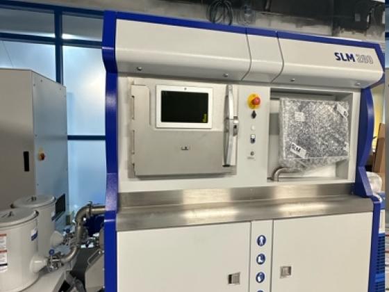 Powder Bed Fusion (SLM 280) machine