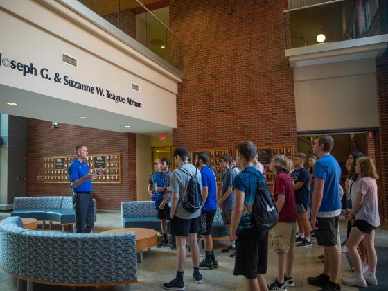 Tony Jackson Giving a Tour