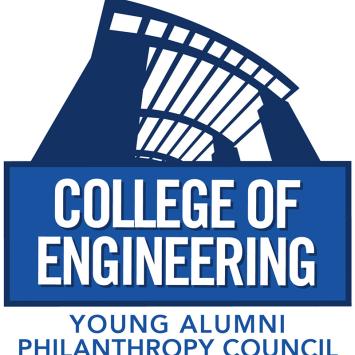 College of Engineering, Young Alumni Philanthropy Council identity mark.